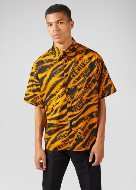 Camasi Versace Tiger Baroque Print Barbati | YZNPJXF-41